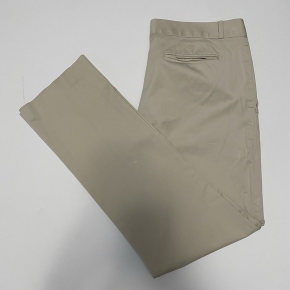 Banana Republic Khaki Pants Womens 14 Stretch Capsule Minimalist Office Neutral
